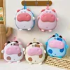 New Hard Shell Handheld Backpack Fashionable Cute Cute Cow Children's Backpack Trend Student Backpack 1