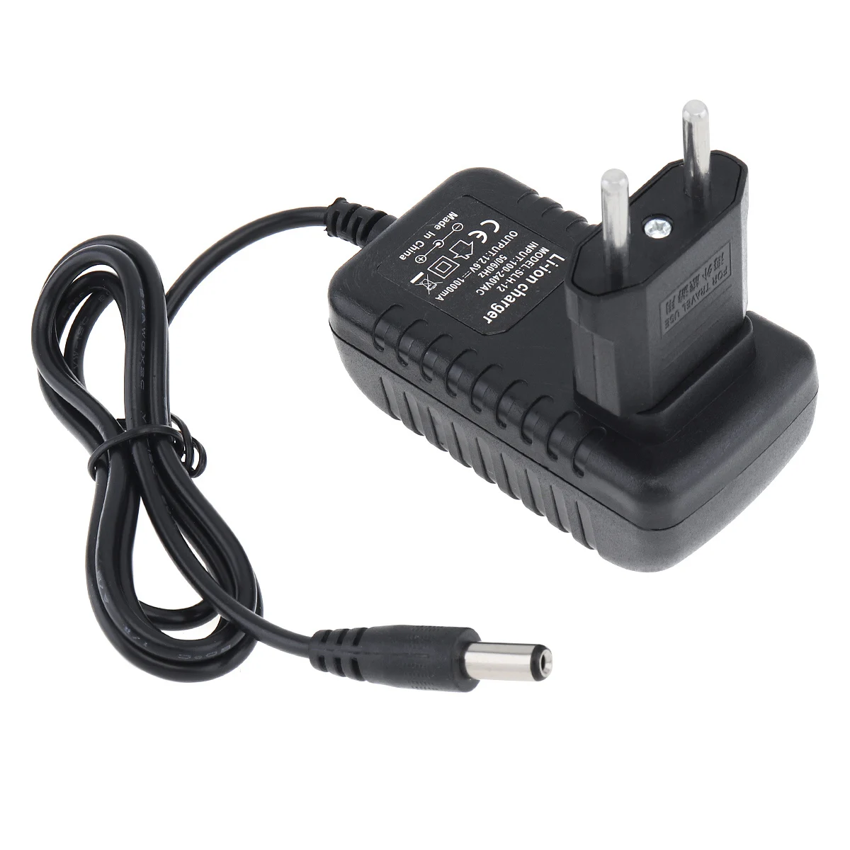 Caricabatteria al litio portatile universale DC 12.6V supporto adattatore di alimentazione ricaricabile 100-240V per cacciavite trapano elettrico