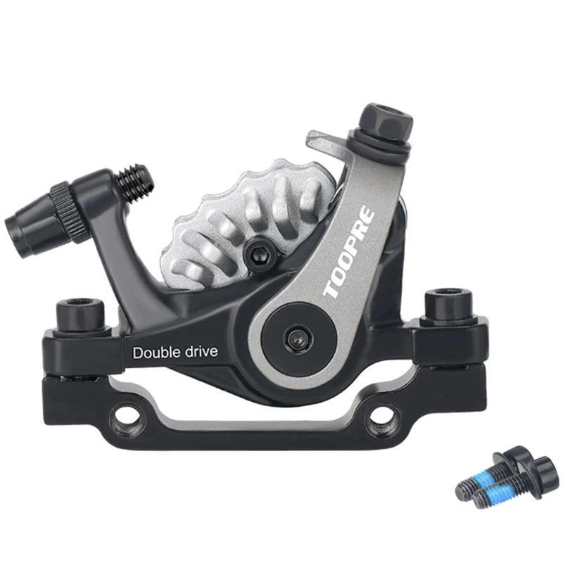 Frână cu disc mecanică, disipare a căldurii, etrier cu piston dublu din aliaj de aluminiu, biciclete electrice, frâne bilaterale_voghion.com