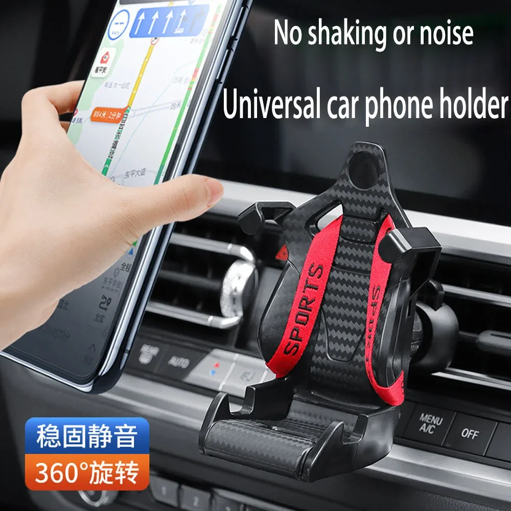 Universal Car Phone Holder Inverted Hook Air Outlet Mount