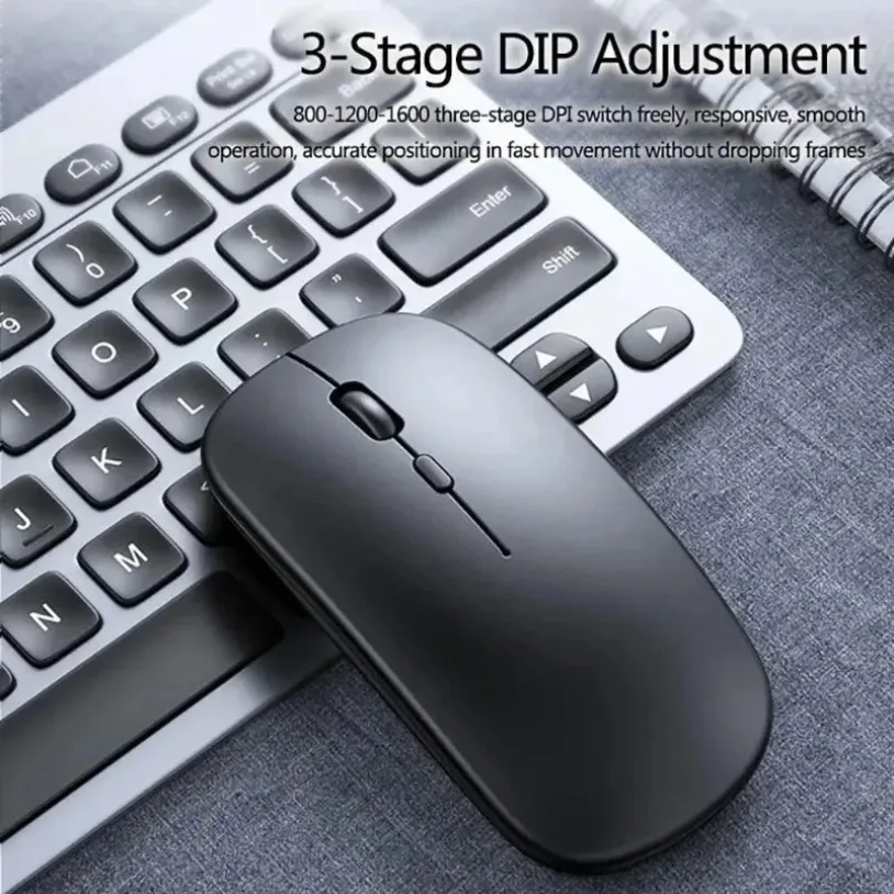 Wireless Rechargeable Gaming Mouse Portable Ergonomic Quiet And Magical Suitable For Portable Computers Tablets IPAD Phone