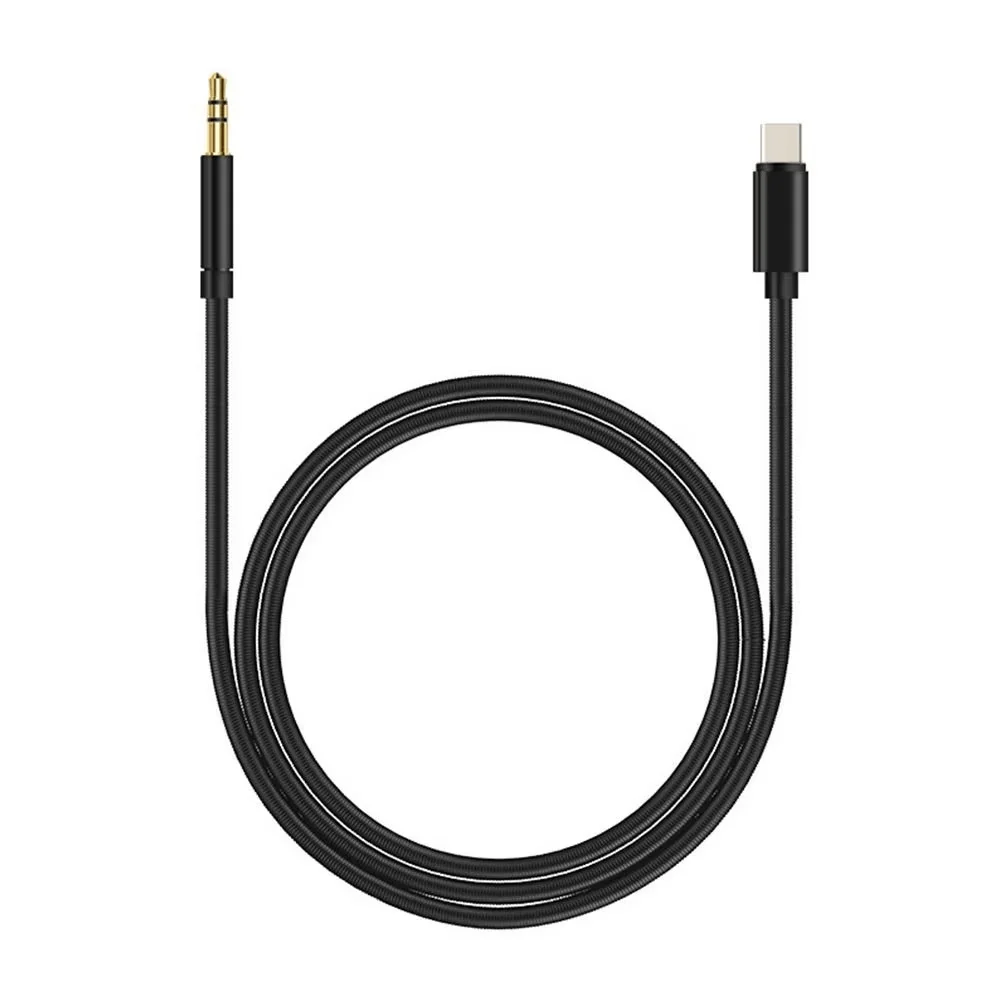 Type-c to 3.5mm audio extension cable and adapterFor iPhone 15 Xiaomi Huawei Auxiliary power cable and flat port headphone cable