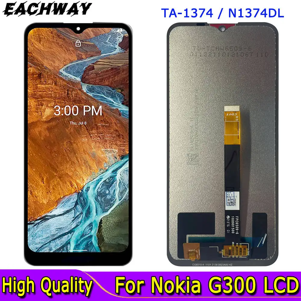 

6.52" For Nokia G300 LCD Display Touch Screen Digitizer Panel Assembly Repair Replace For Nokia G300 N1374DL TA-1374 LCD Screen