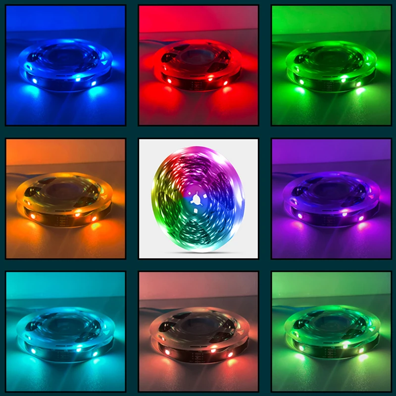TV Ʈ LED Ʈ  Ʈ  Ʈ, 5V RGB Led  Usb 5050 Rgb ׿ Ʈ 24 Ű  