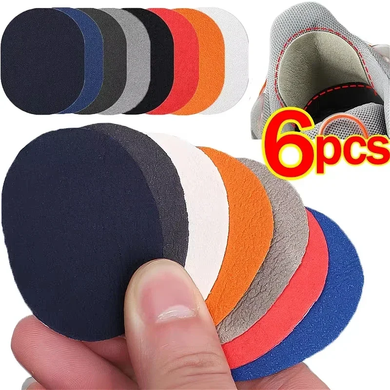 Shoe repair patch 6pcs Heel Wear Repair Shoe Patch Stickers Unisex Anti-Wear Heel Protector