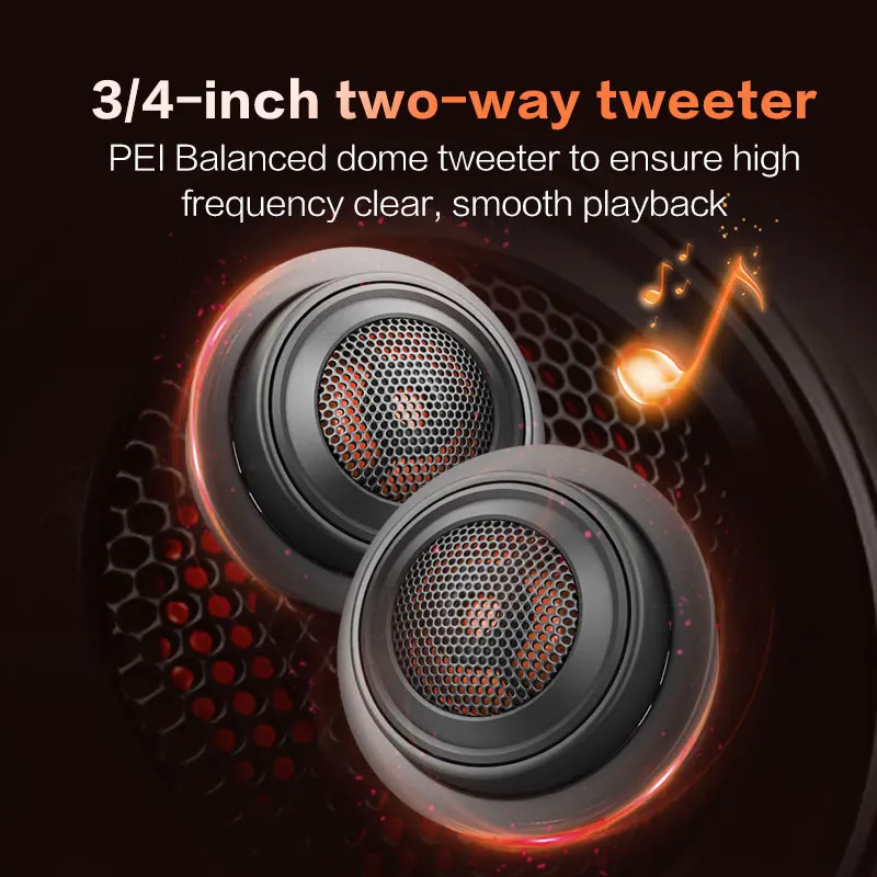 JBL مكبر صوت للسيارة باب 6.5 بوصة عالي الطاقة CLUB...