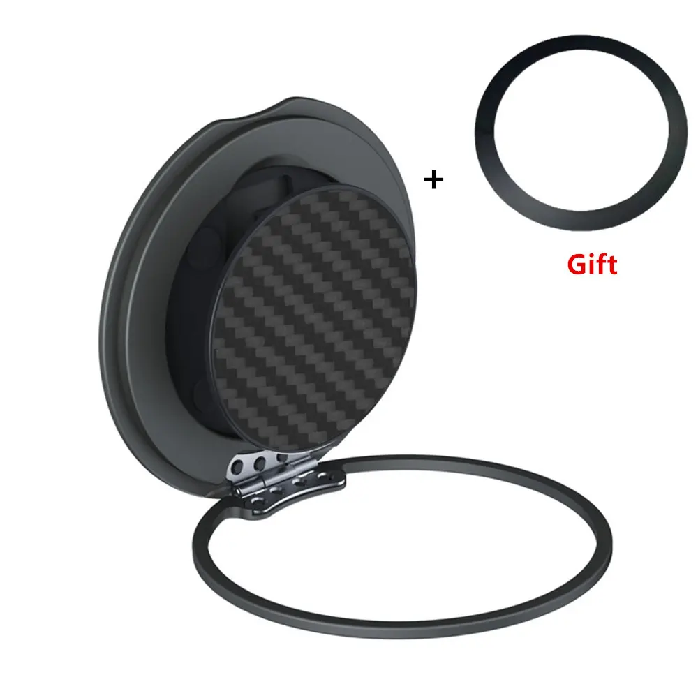 Dual-Sided Magnetic Phone Holder and Multi-Functional Stand with Charging Grip