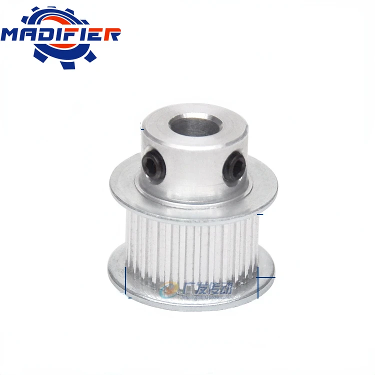 

MXL 34 Teeth Synchronous Wheel Boss Synchronous Belt Pulley Slot Width 6/10mm Hole 5/6/6.35/8/10/12/12.7/14/15mm