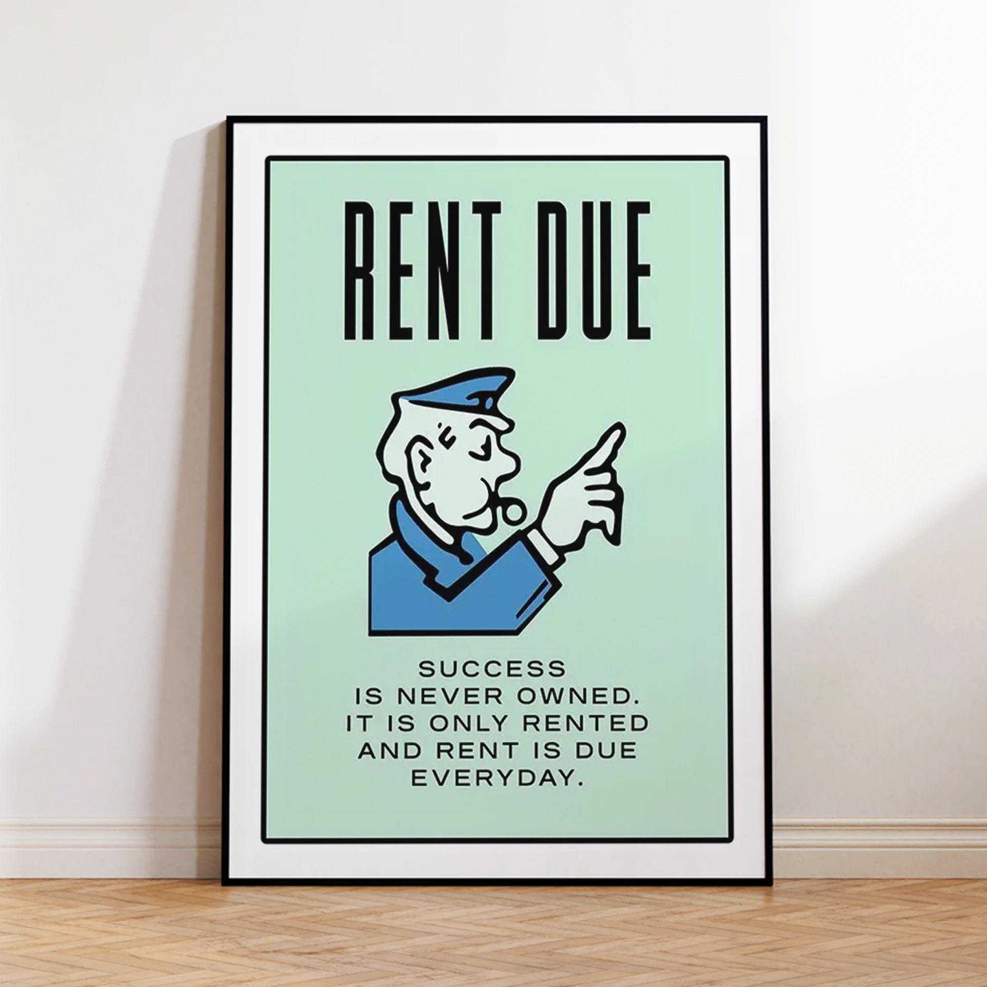 Modern Motivational Wall Art Canvas Print for Office and Living Room Decor