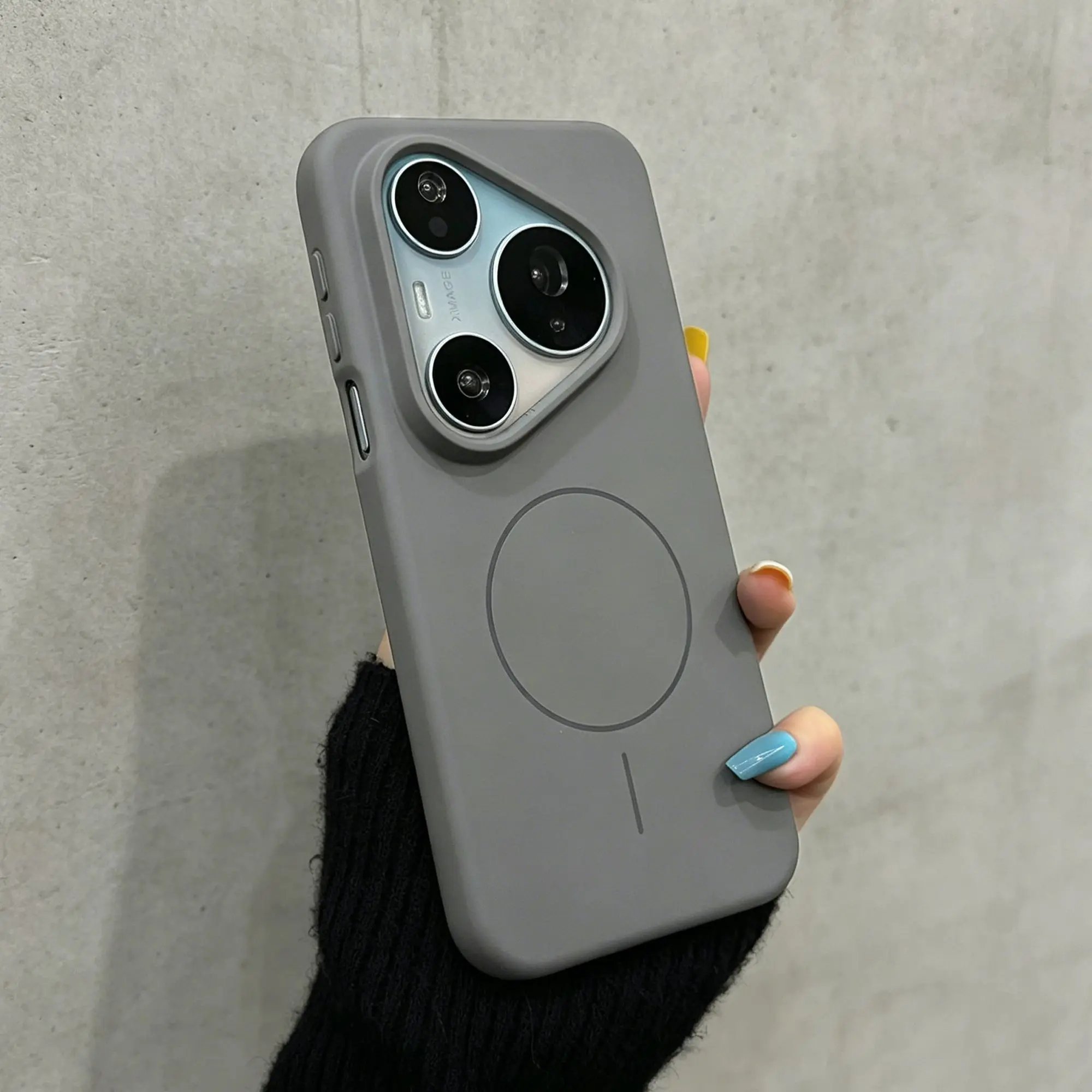 Luxury Silicone Magnetic Protective Case for Huawei Pura 90S Pro Max