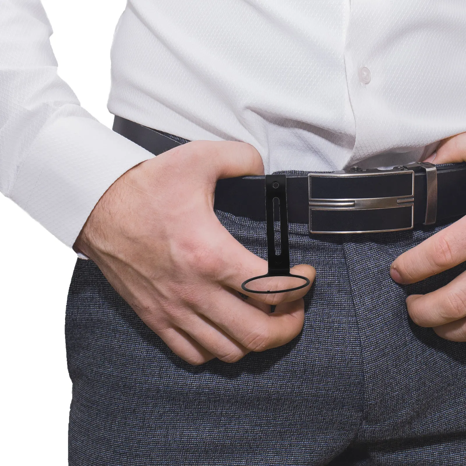 4Pcs 금속 손전등 벨트 클립 22Mm 내경 보안 허리띠 배낭 홀더 빠른 분리 휴대용 야외 캠핑 밤