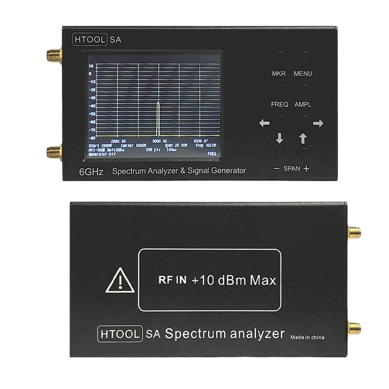 New SA Spectrum Analyzer with Built-in 35MHz-6.2 Near-field Probe HT5 Black Mini Logarithmic Periodic Antenna 1300MHz-10GHz
