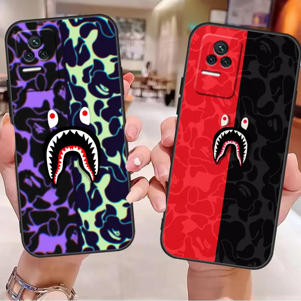 

Ritch A-Bath Sharks Design Phone Case For Redmi K60 K50 K40 Gaming K30 13C 12C 12 10 10C 9T 9A 9 Pro Case Funda Coque Shell Capa