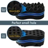 Hair Styling Care Sponge Perm Curling Tools Tinfoil Perm Double-Sided Magic Sponge Roll Hair Styling Hair Brush 4