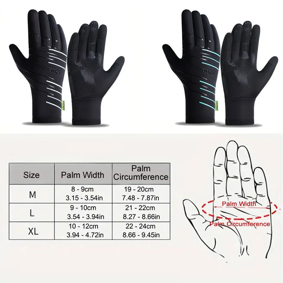 GTUBIKE Winter Warm Cycling Gloves Water Windproof Touchscreen Anti-slip Bicycle Motorbike Gloves Men Hiking Mountaineering