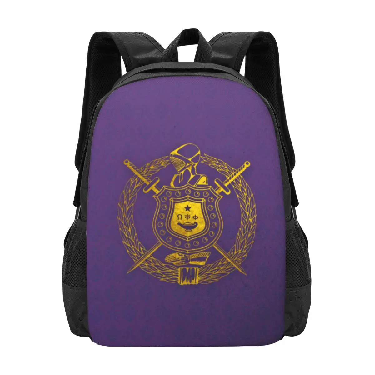 

Omega OPP Psi Phi Travel Laptop Backpack, Business College School Computer Bag Gift for Men & Women