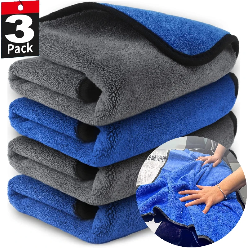 Microfiber Cleaning Towel Car Wash Drying Cloth 30/40/60cm