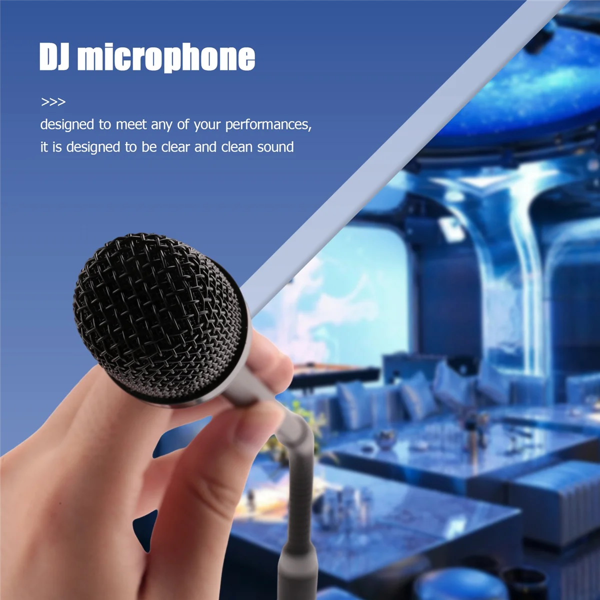 전문 다이나믹 DJ 마이크, 믹서 전용 디스크 샤우팅 마이크, KTV 바 구즈넥 DJ 마이크