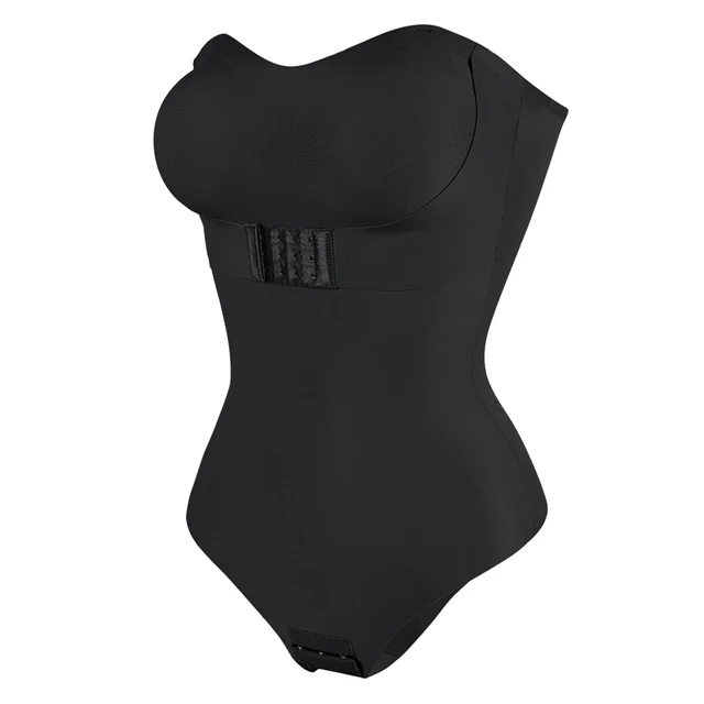 Combinaison de batterie sans bretelles Off initiated Bustier Tube Top Femmes Fermeture avant TUNIControl vêtements protubérants perfectionnés Sous-vêtements rembourrés S-4XL