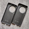 Original Case For OnePlus 12 Case Carbon Sandstone Black Wood Bumper Karbon Protective Cover Case For One Plus 12 5G OPO 5