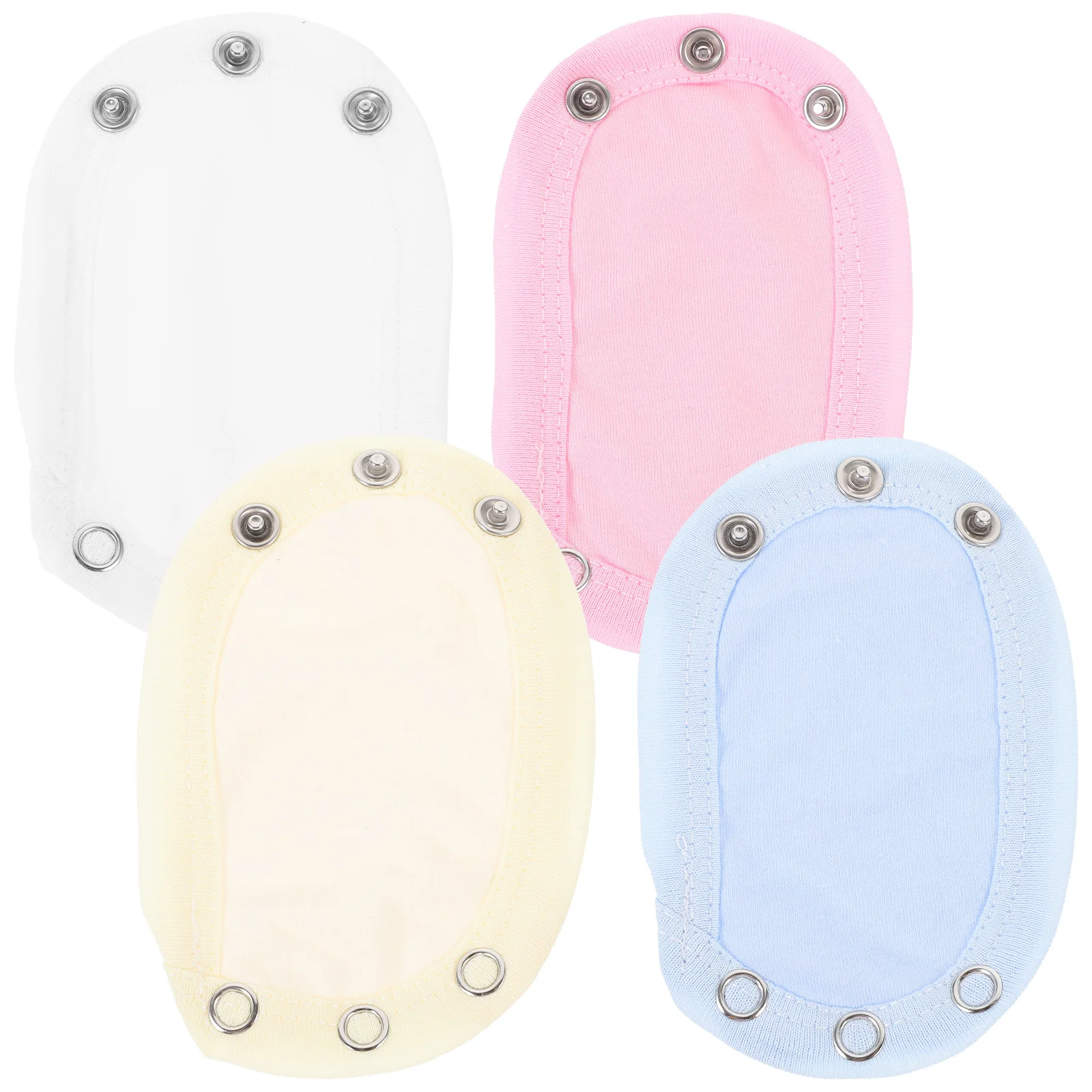 

4 Pcs Jumpsuit Cloth Pad Butt Bag Extension Piece Baby Boy Toddler Jumpsuits Girl Snaps