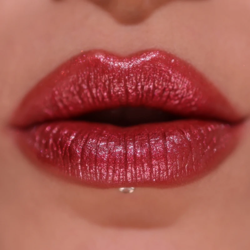 2pcs Luxurious Berry-Shine Glitter Lipstick and Lip Liner Pen - Hydrating & Long-Lasting Diamond Shine For All Skin Types 4