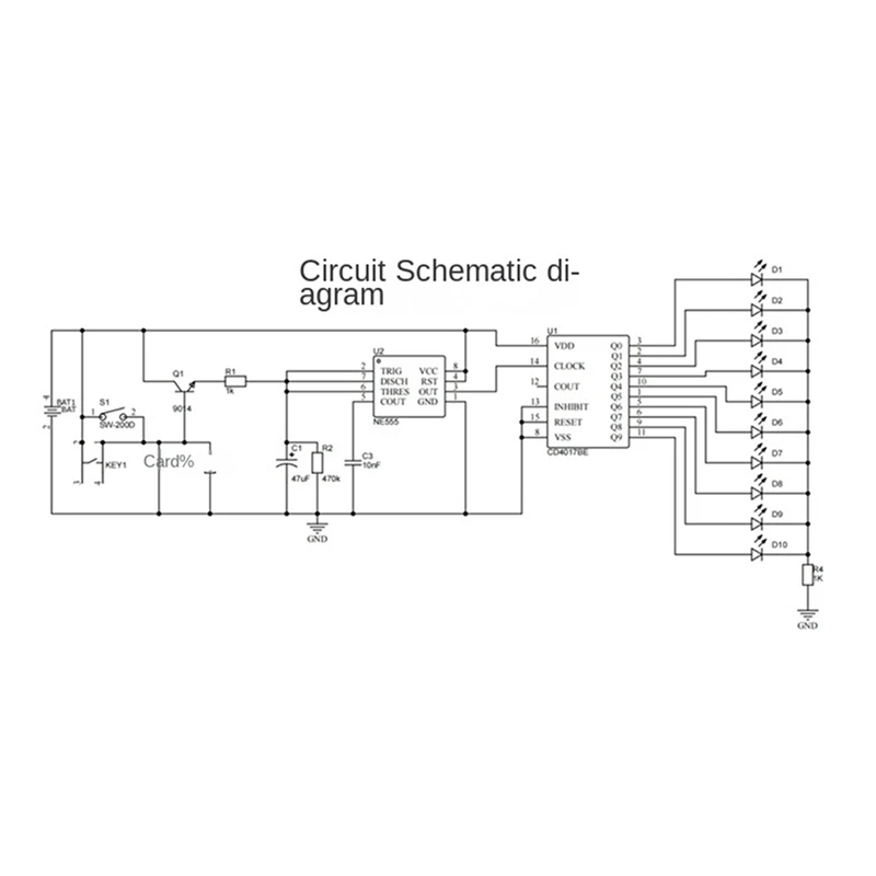DIY 전자 럭키 휠 ABS, LED 복권 휠, 초보자용 재미있는 PCB 생산 키트