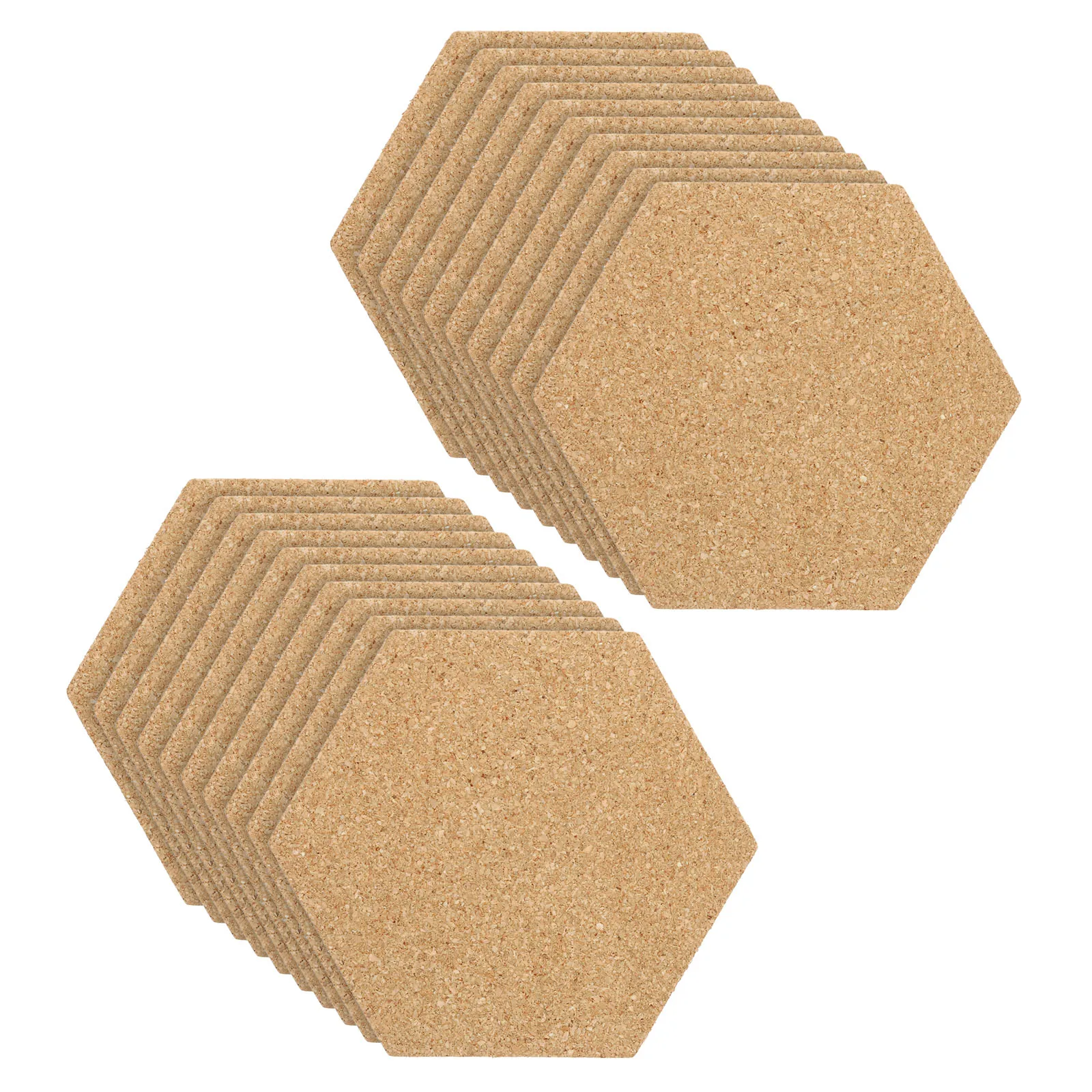 Cork Bulletin Board 20Pc 100x80x3mm Cork Board Tiles Self Adhesive for Home Office Classroom