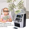 Electronic Piggy Bank ATM Password Money Box Cash Coins Saving Box ATM Bank Safe Box Automatic Deposit Banknote Christmas Gift 6