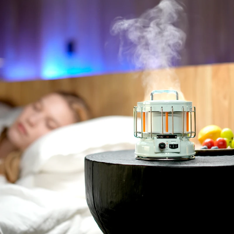 FLEXTAILGEAR MAX LANTERN Outdoor Camping Lamp Aromatherapy Humidifier 3-in-1 Vintage Rechargeable Lantern with Flame