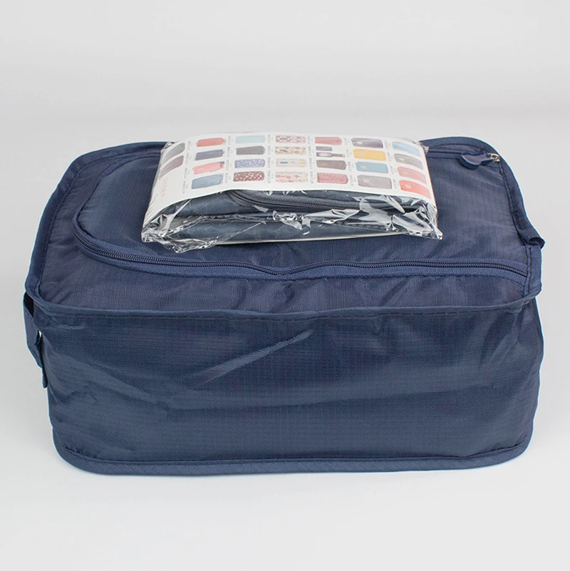 Multifunction Travel Bag Portable Tote Bags for Women Nylon Fold Dust-proof Shoe Organizer Storage Handbag Travelling Ladies 16