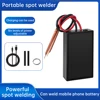 DIY Storage Mini Welder 5V 2A 6 Speed Adjustable 18650 Li-ion Battery Spot Welding Tool Kits Home Energy Small Portable Handhel 1