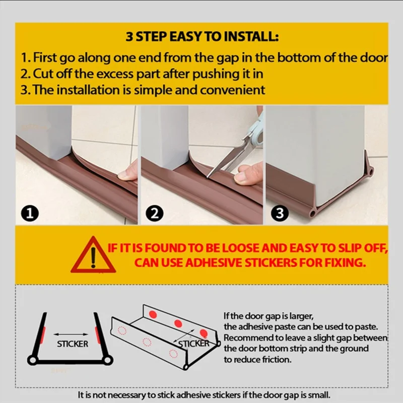 PVC Seal Stripping, Janela Blocker, Weather Guard,