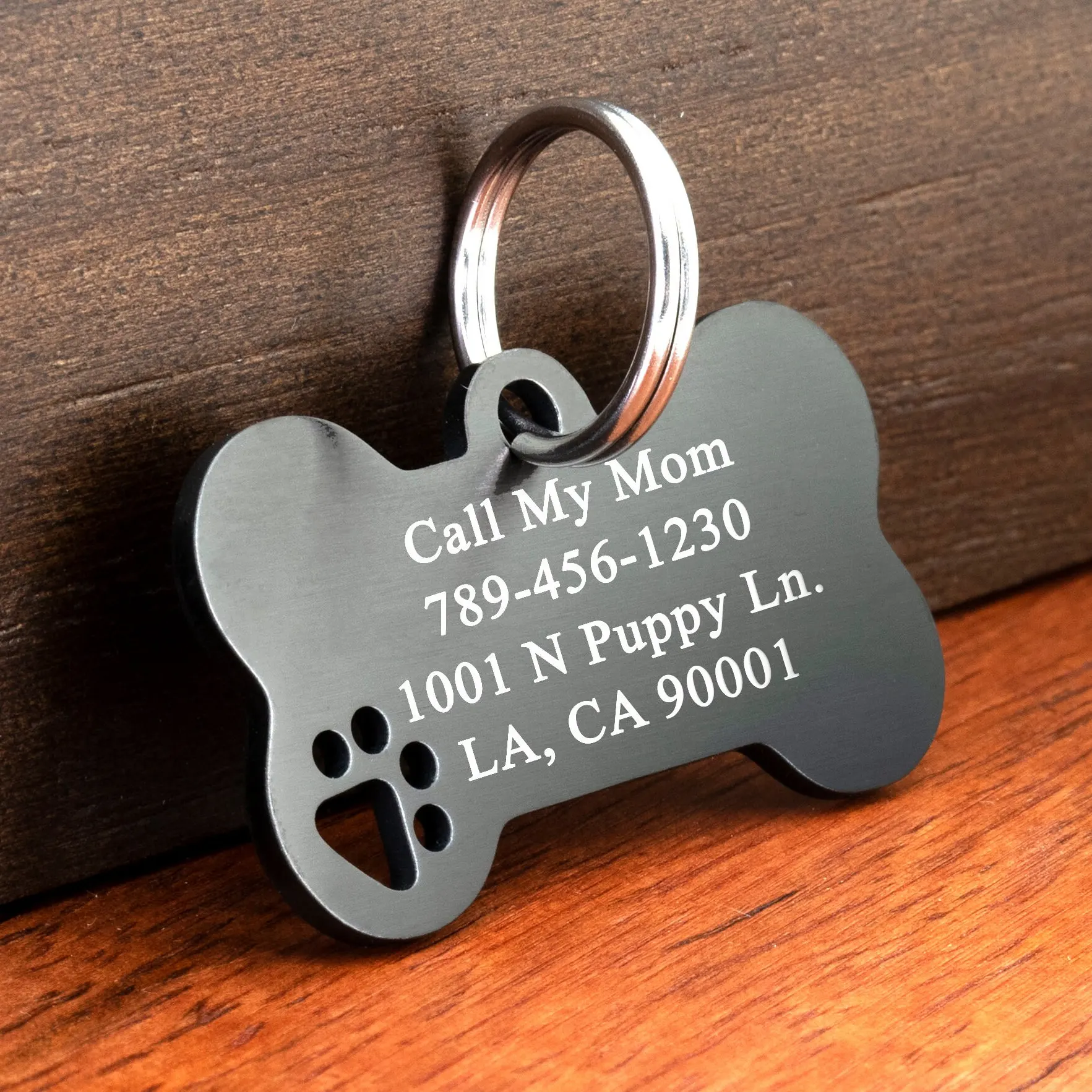 Personalized Pet Dog Tags Shiny Steel Free Engraving Kitten Puppy Anti-lost Collars Tag Dog Cat Nameplate Pet Accessoires pet id tags dog collar tags pet id medal pendant