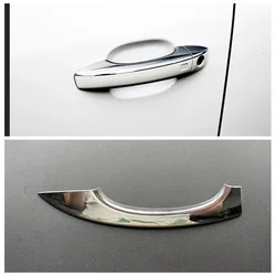 Front Exterior Chrome Door Handle Cover Trim, 1/2PCS, Premium Finish - RiGht