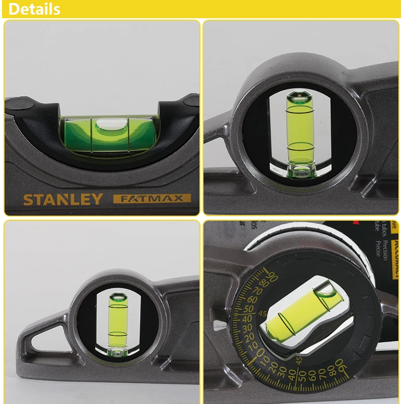 Niveau à bulles TORPEDO FATMAX Aluminium 25 cm- STANLEY 0-43-609 - Béton  Avenue