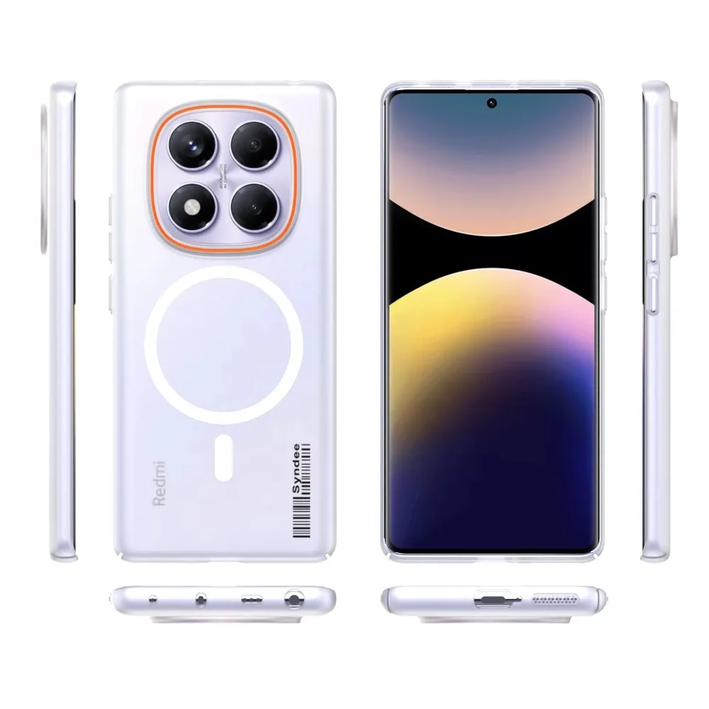 Trendy Translucent Skin Feel Magnetic Charging Case - Anti-Drop Slim Protector Cover