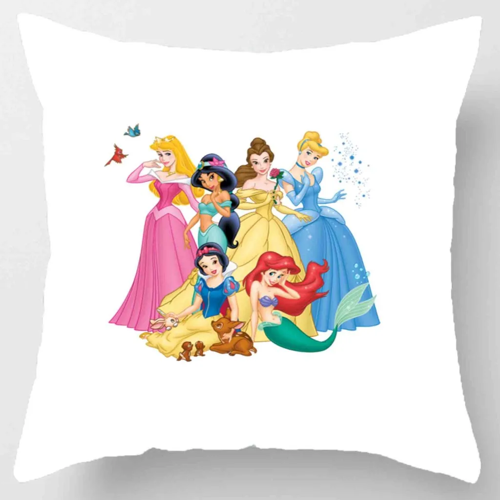 

Disney Mermaid Princess Cushion Cover PillowCase Decorative/Nap Room Sofa Baby Children Gift 45x45cm Hot Sale