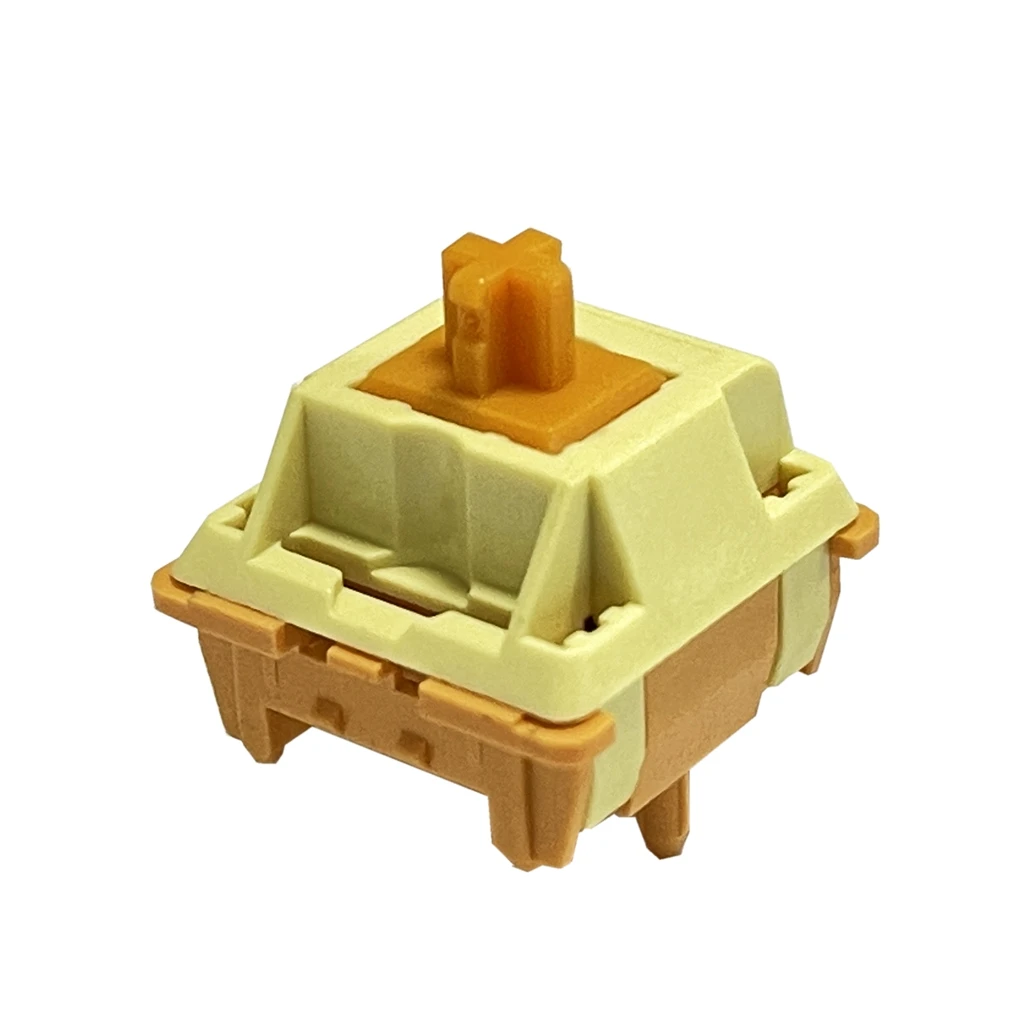 LCET Maple Yellow Bananas Split Mechanical Keyboards Tactile Switches 5