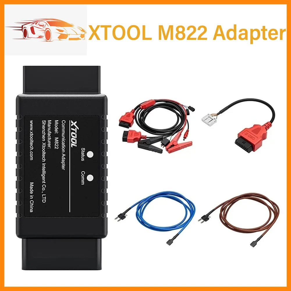 

New XTOOL M822 Adapter For Toyo-ta 8A AIl Key Lost Programming Work With KC501 Programmer&KS-1 Emulator For X100PAD3 X100MAX