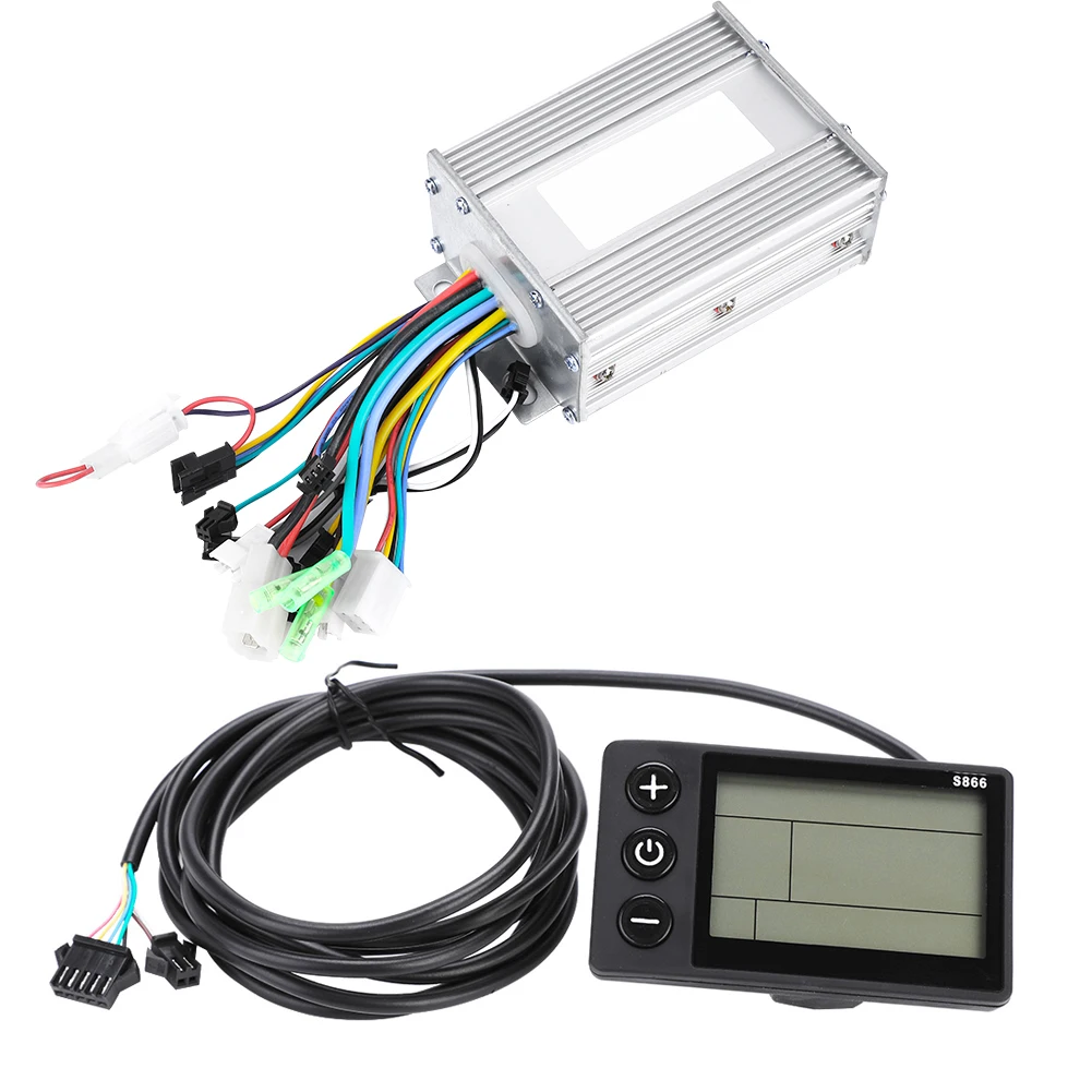 24V 36V 48V 60V 450W 500W 1000W Electric Bike Scooter Controller LCD Display Panel E-bike Brushless Controller Kit E-bike Parts