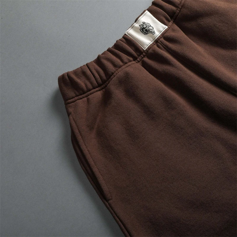 Summer Cotton Loose Fit Men's Shorts Fashion Street Clothing Outdoor Casual Capris Gym Exercise Running Pants