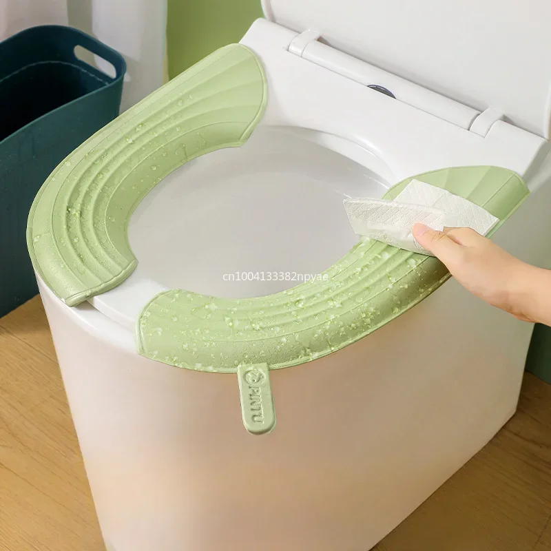 1pcs Waterproof Toilet Mat for All Seasons Portable Toilet Seat Cushion EVA Thickened Seat Cover Bathroom Accessories toilet seat cover,toilet mat,toilet seat cushion