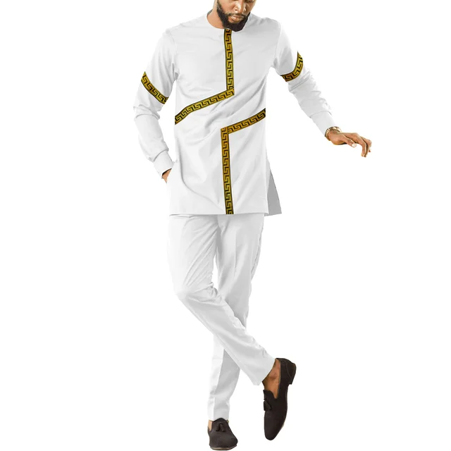 Chinedu Long Sleeve Dashiki Outfit - Image 4