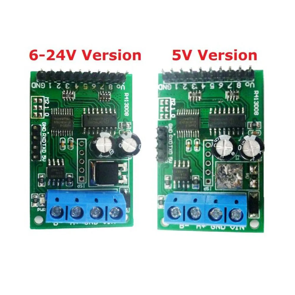 

8CH DC 5V 12V 24V RS485 RS232 TTL Modbus RTU Control Module Modbus Rtu Protocol AT Instruction Multifunctional Relay Board PLC