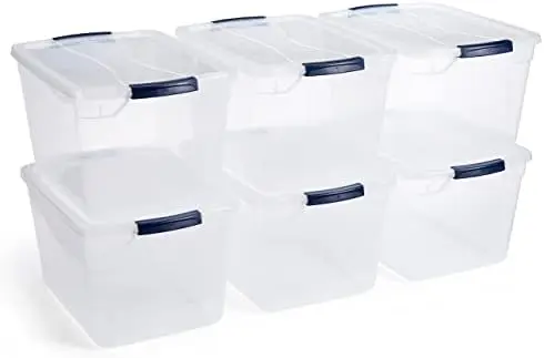 Rubbermaid Roughneck 31 Qt/ 7.75 Gal Clear Stackable Storage