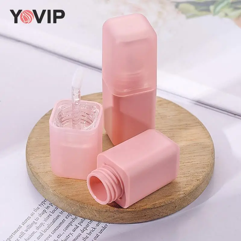 스퀘어 립밤 어플리케이터 튜브 4.5ml 빈 립글로스 튜브 립스틱 화장품 용기 리필용 병 여행 용품