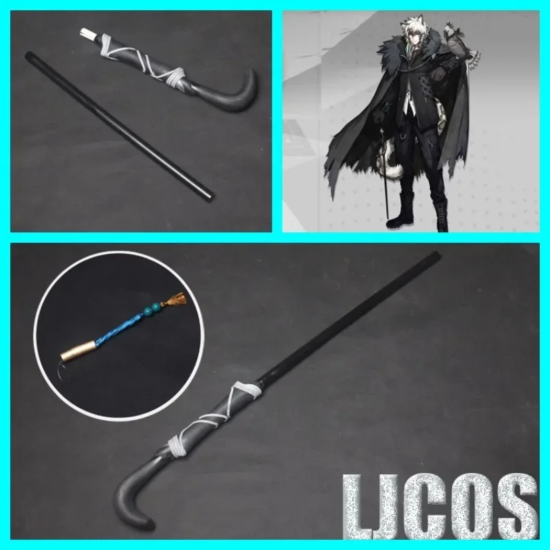 

Game Arknights SilverAsh Cosplay Props Walking Sticks Canes Weapons for Halloween Christmas Carnival Party Events