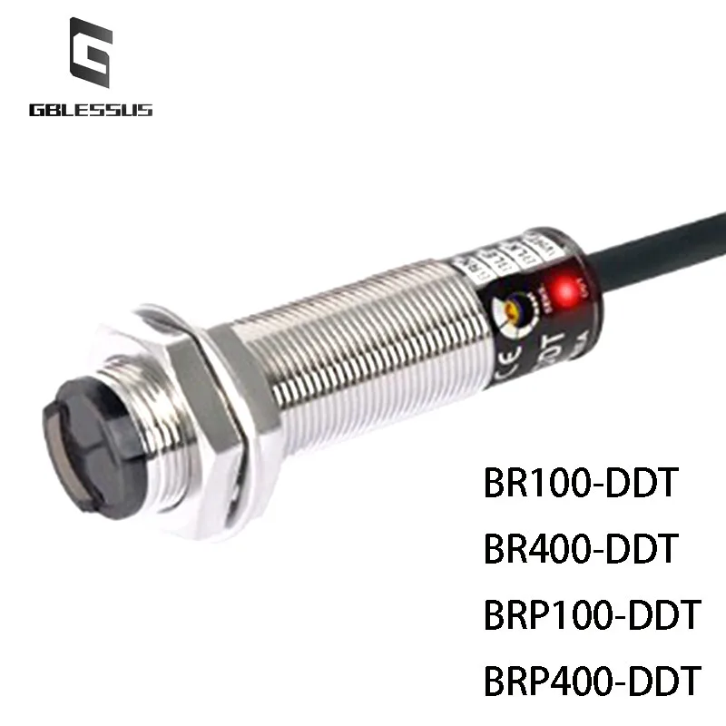 Interruptor Fotoelétrico do tipo Neutro Indução Infravermelha Sensor de Reflexão Difusa Distância 140cm da Detecção M18 Br100-ddt