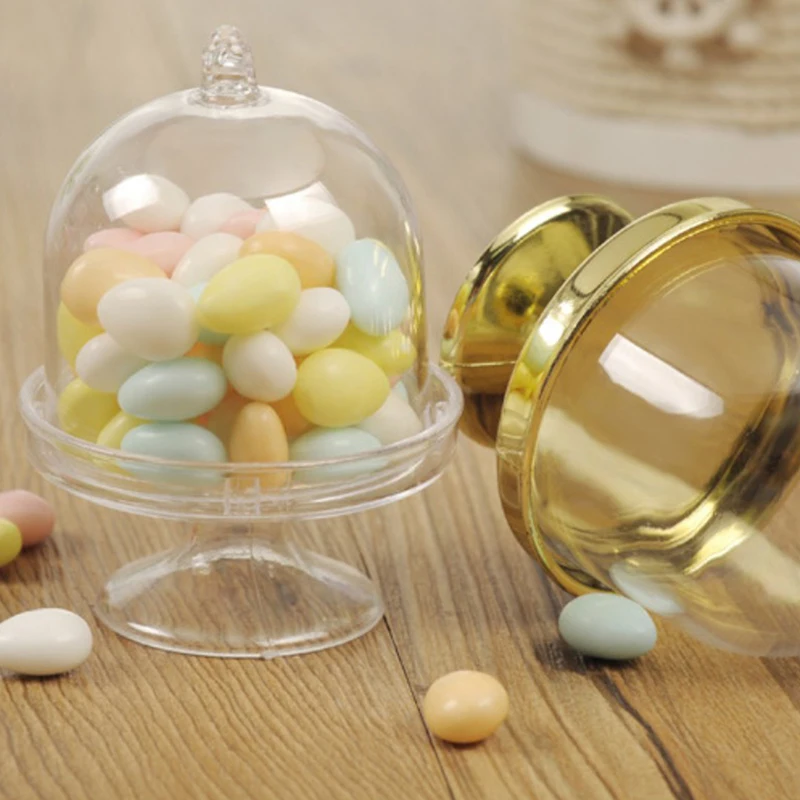 Transparent Plastic Candy Box for Party Decoration Gift for Kids plastic candy box